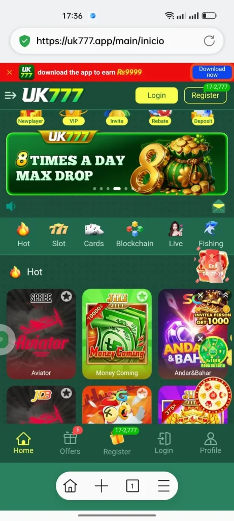 UK 777 Game App
