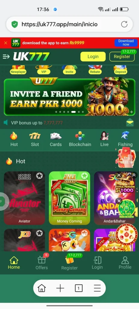 UK777 Game App