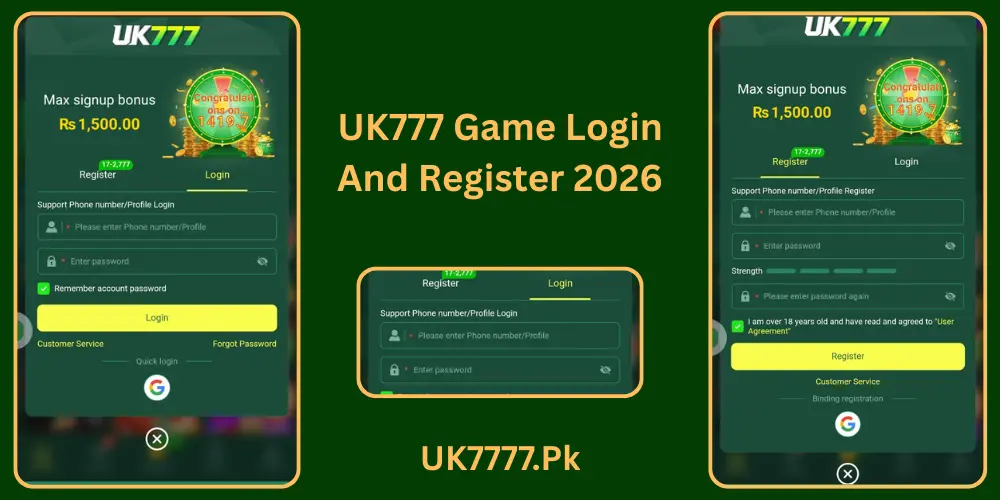 UK777 Login And Register 2026